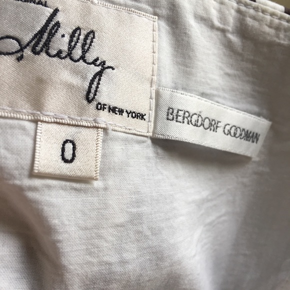 Milly New York Cotton Strapless Top Blouse - Picture 4 of 4